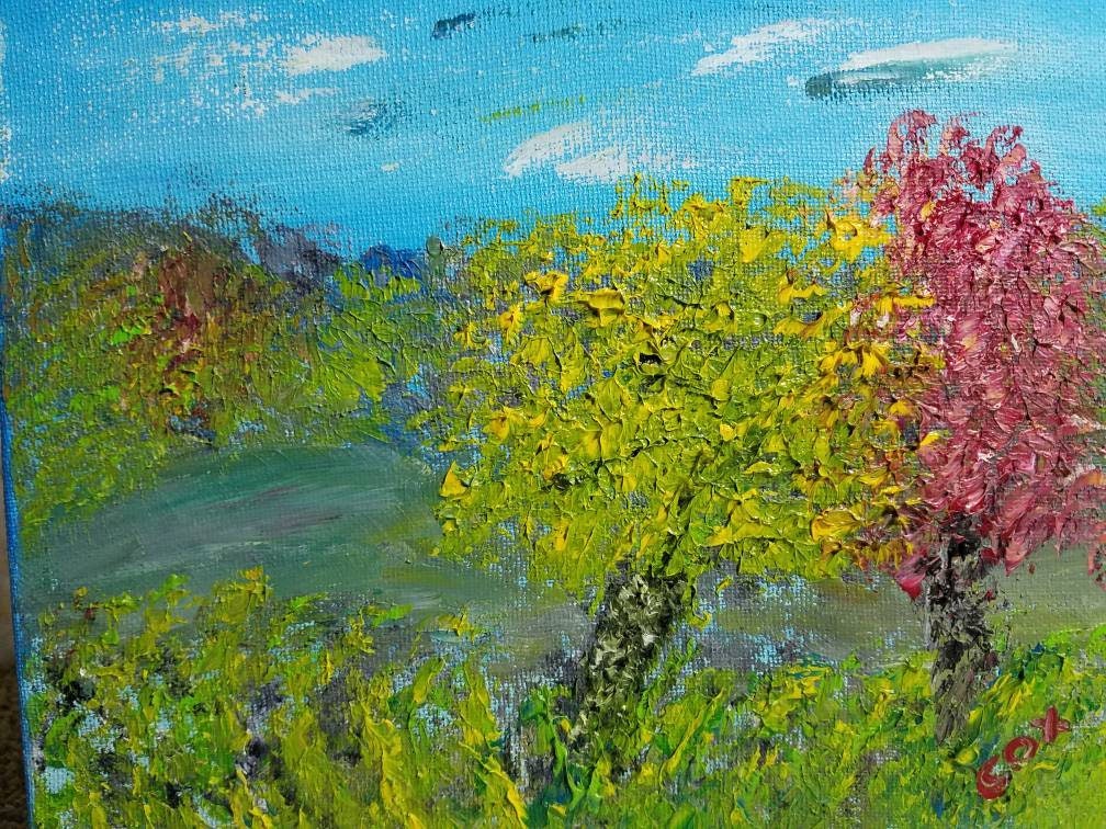Couple of Trees (Original Oil Painting)