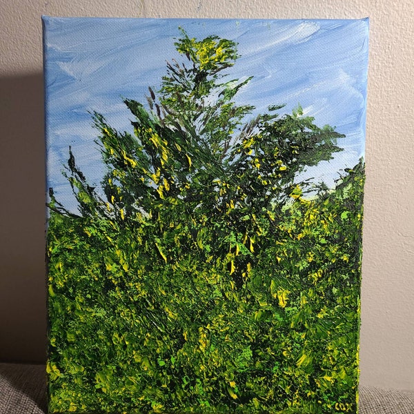 Dragon in the Trees (Original Oil Painting)