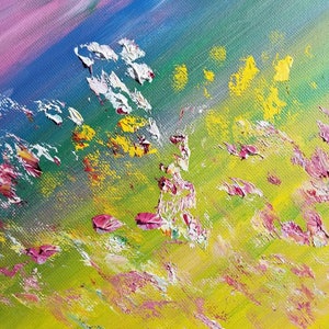 Colorful Abstract (Original Oil Painting)