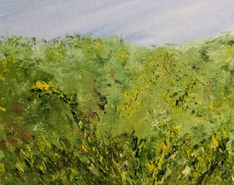 Hawk Mountain in September (Original Oil Painting)