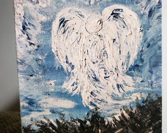 Angel in the Clouds (Christmas Card Boxed Set of 10 Cards with Envelopes)