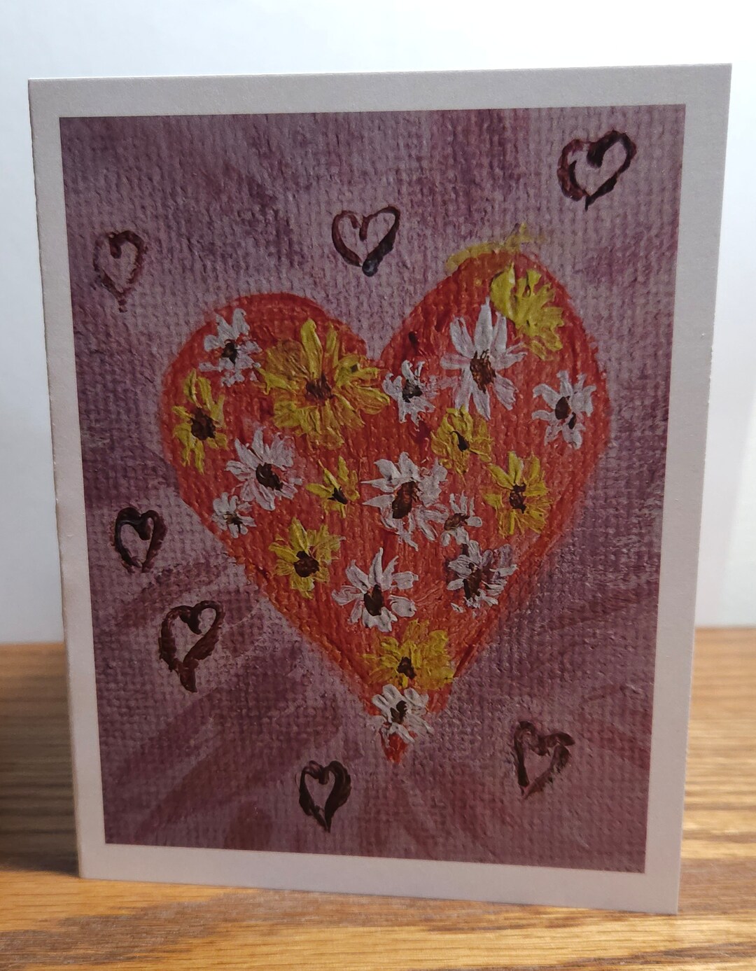 Daisy Heart (blank Note Cards With White Envelopes) - Etsy
