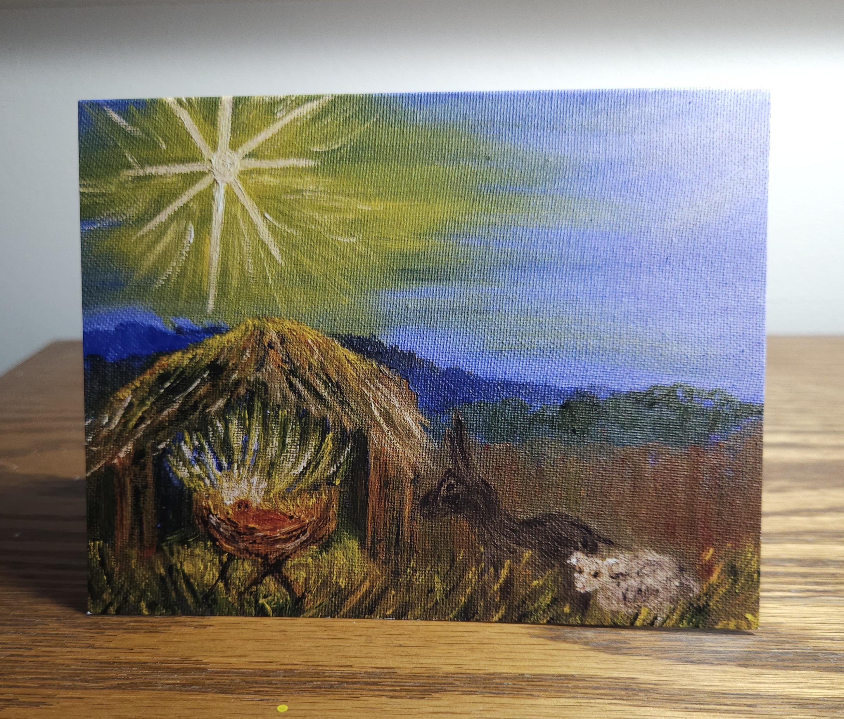 A Night in Bethlehem of Galilee  (Christmas Card Boxed Set of 10 Cards with Envelopes) (Wishing you Peace this Christmas Wording)