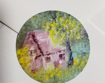 Envelope Stickers "Home" (10, 20 or 48 stickers matching our "Home" note card)