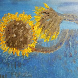 Cut Sunflowers (Original Oil Painting)