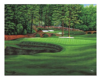 Rompecabezas del campo de golf Augusta National n.° 11, artista Marci Rule