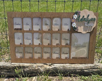 Personalized  Picture Frame. Newborn-18 yrs