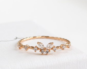 Chantilly Butterfly Ring • Tarnish-Resistant Ring • Best Friend Gift • Anniversary Gift • Dainty Ring • Delicate Ring • Cute Ring