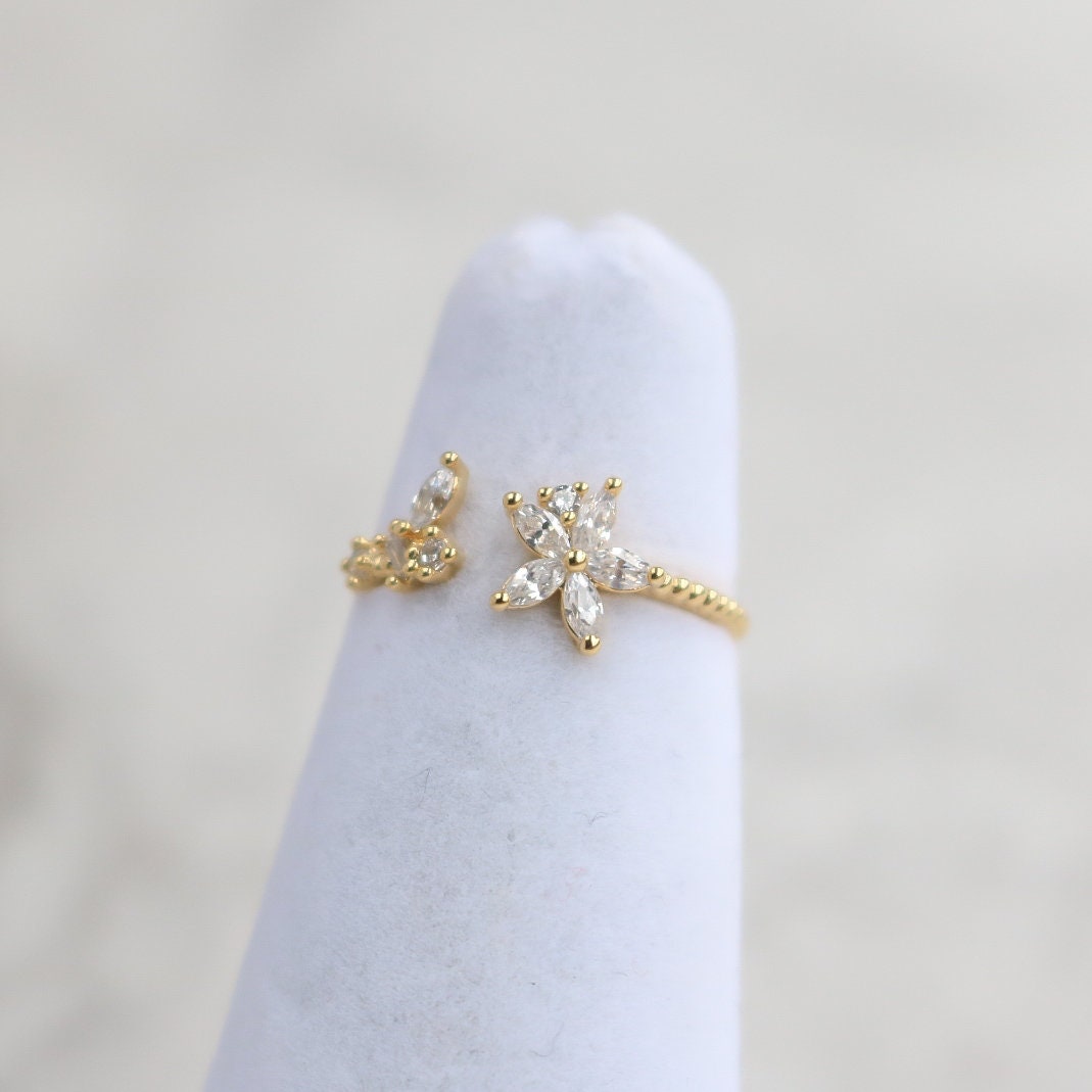 new finx ring dainty delicate free size ring adjustable etsy