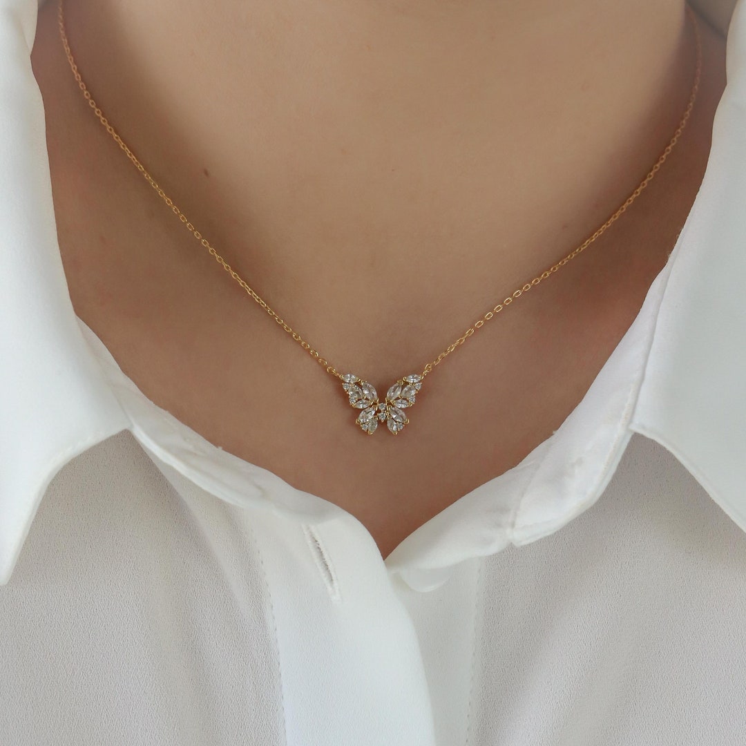 Butterfly Necklace - By Aquinnah Jewelry main image 1