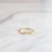 Noemie Marquise Ring, Minimalist Ring, Crystal Ring, Stackable Ring ...