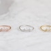 Noemie Marquise Ring, Minimalist Ring, Crystal Ring, Stackable Ring ...