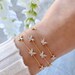 Butterfly Marquise Emerald Crystal Bracelet , Butterfly Bracelet, Cute Bracelet, Rose Gold Bar Bracelet, Dainty Bracelet, Delicate set 
