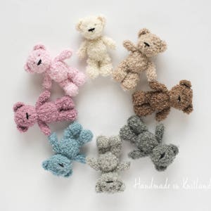 Handgestrickter Teddy Bär für Neugeborene, Requisiten für Neugeborene