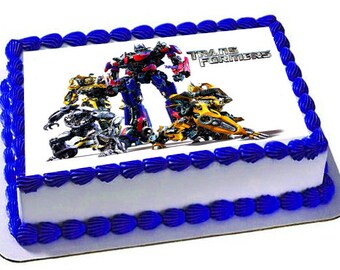 transformer cake topper etsy