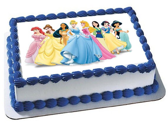 disney princesses cake topper
