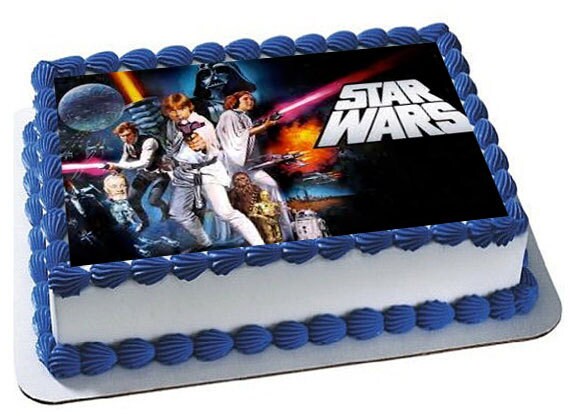 Star Wars Cake Topper Star Wars Birthday Party Star Wars