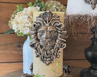 Lion Head Candle Pin