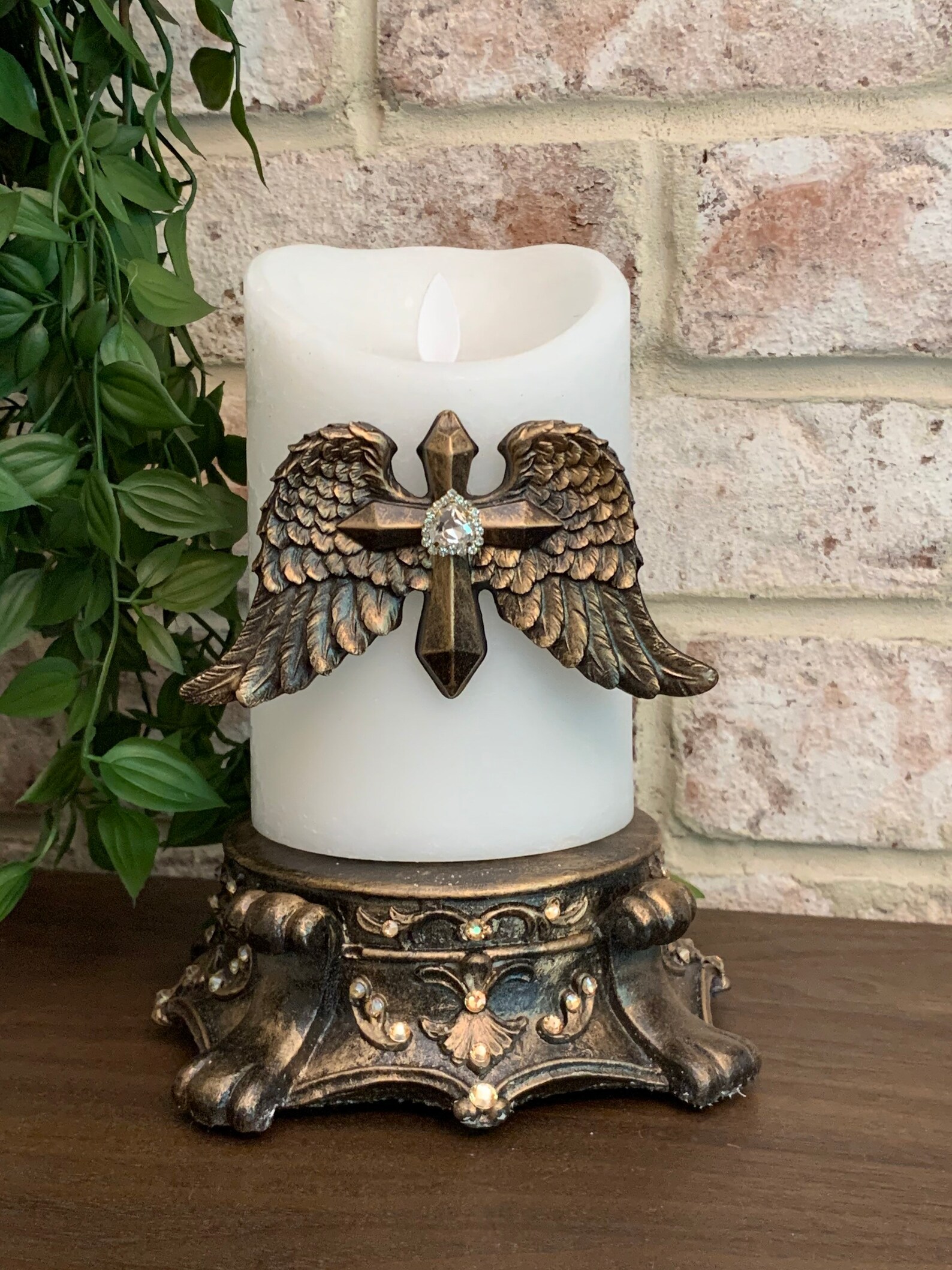 Angel Wings Candle Pin Angel Wings Etsy