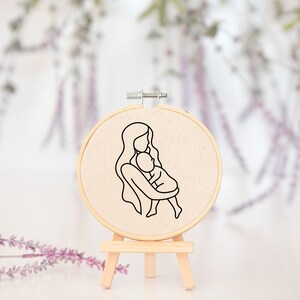 Mom and Baby Decor, Mothers Day Gift, New Mom Gift, Motherhood Decor, Nursery Decor, Baby Shower Gift, Tiered Tray Decor, Shelf Decor