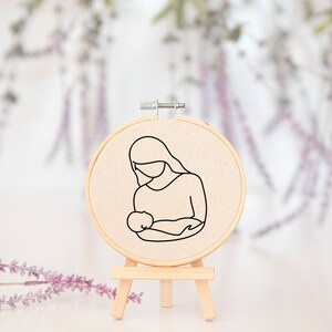 Mom and Child Decor, Mothers Day Gift, New Mom Gift, Motherhood Decor, Nursery Decor, Baby Shower Gift, Tiered Tray Decor, Shelf Decor