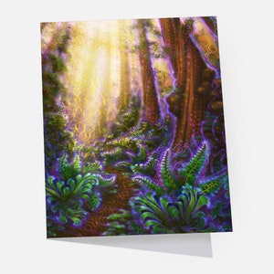 Metta Grove - Note Card - Visionary Art, Nature Art
