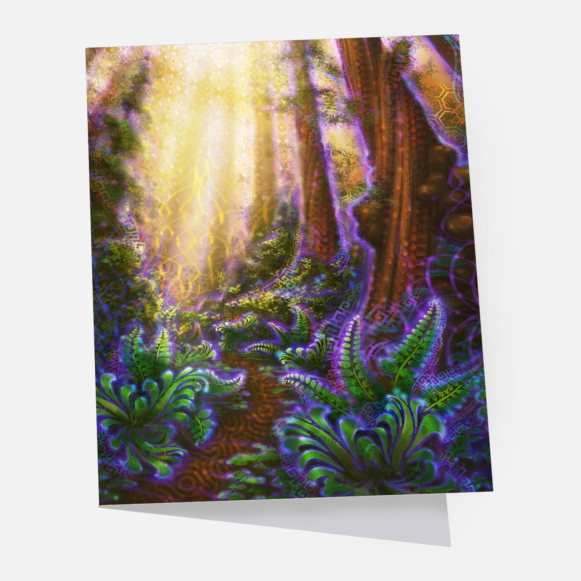 Metta Grove - Note Card - Visionary Art, Nature Art