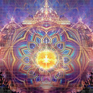 Return To Source - Blotter Art Print - Psychedelic Visionary