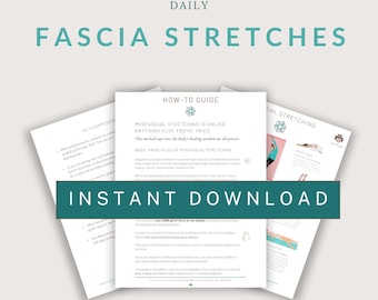 Fascia Stretches for Nervous System Regulation, Trauma Release & Fibromyalgia. Myofascial Release self-treatment with Somatic Exercises.