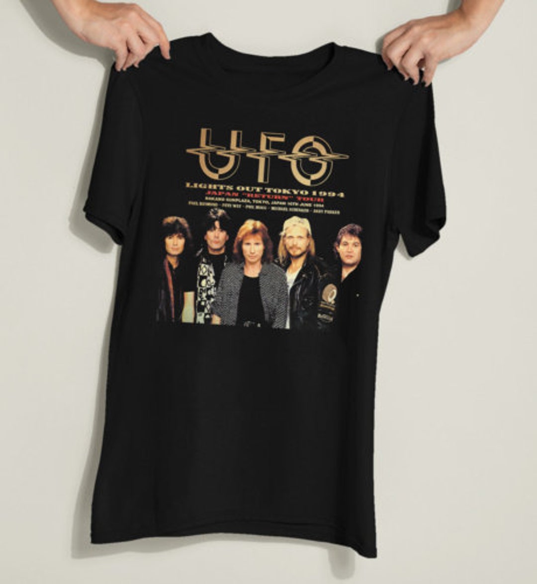 UFO Band Tshirt UFO World Tour Rock Concert Tshirt Hard Etsy