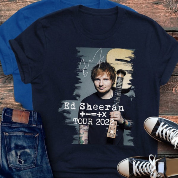 ed sheeran tour merch 2022