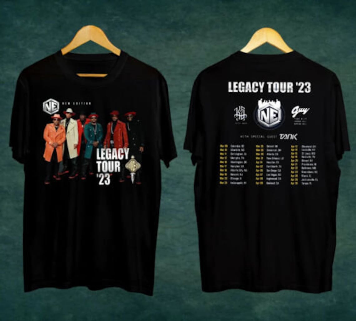 New Edition Band Shirt New Edition Legacy Tour 2023 New Etsy