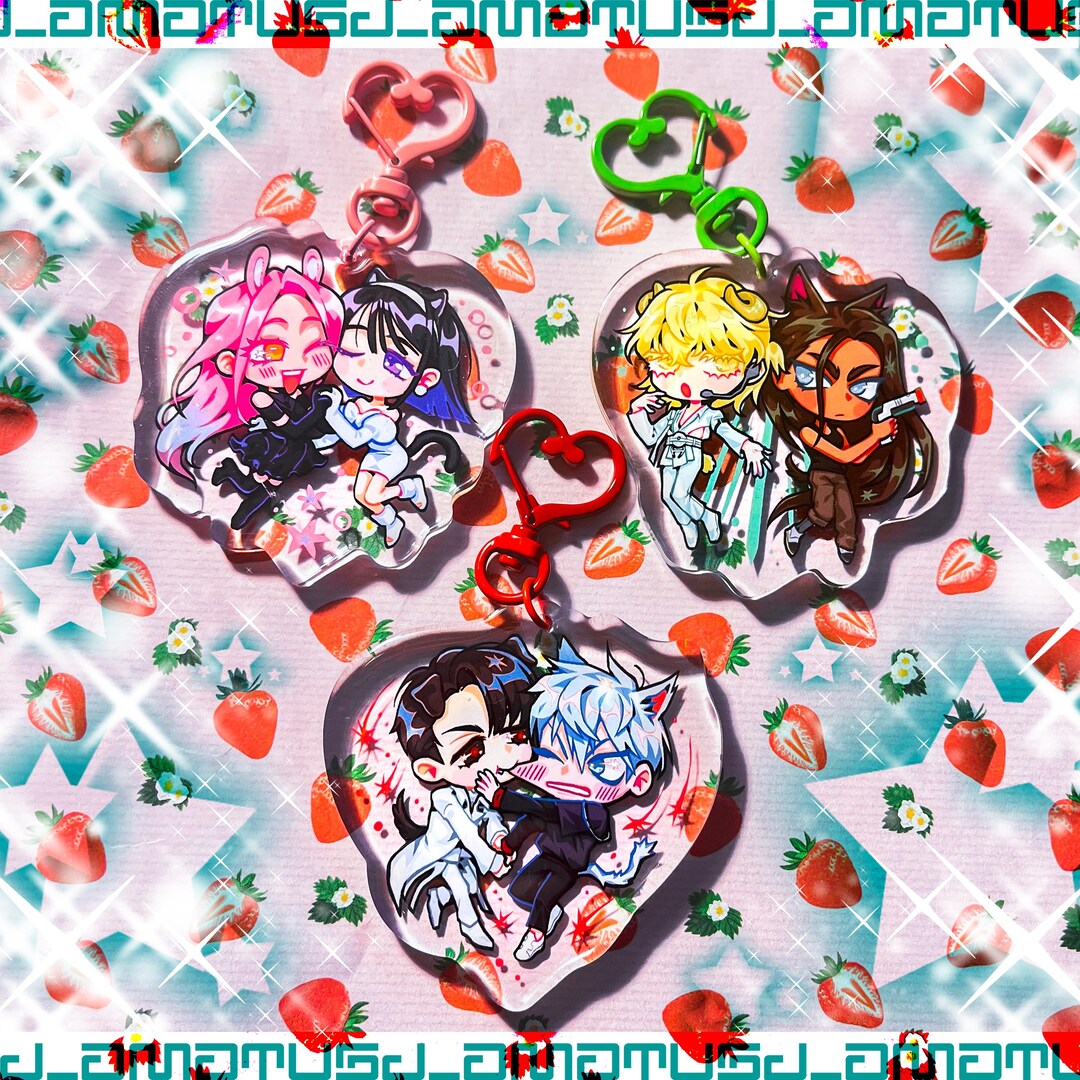 ALIEN STAGE | Acrylic Charms | Ivantill, Mizisua, Hyuluka - Etsy