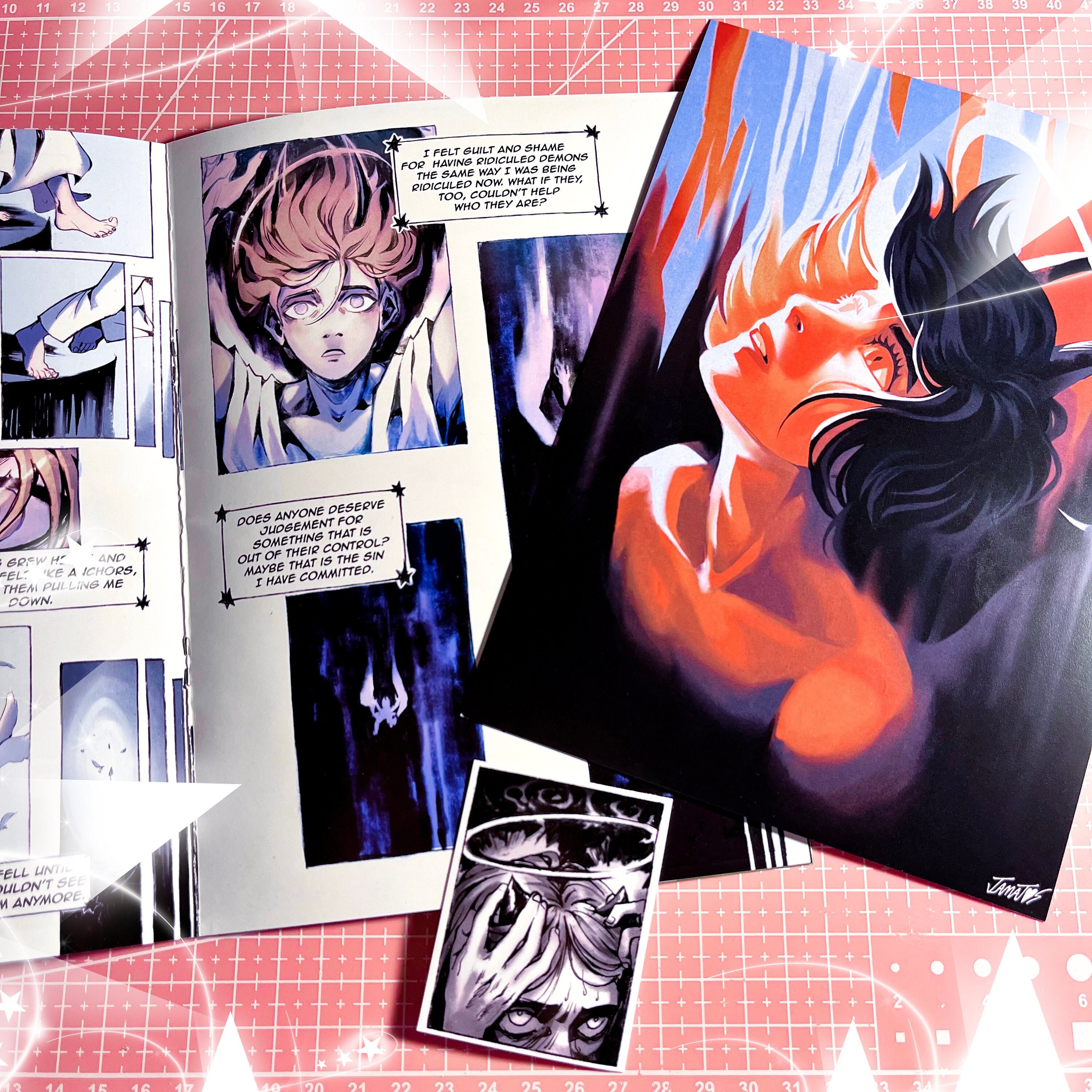 TRANS-HEAVENLY [original comic] + free print & sticker