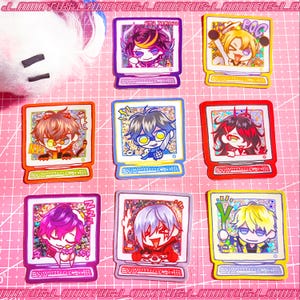 LUXIEM & NOCTYX vinyl holo stickers