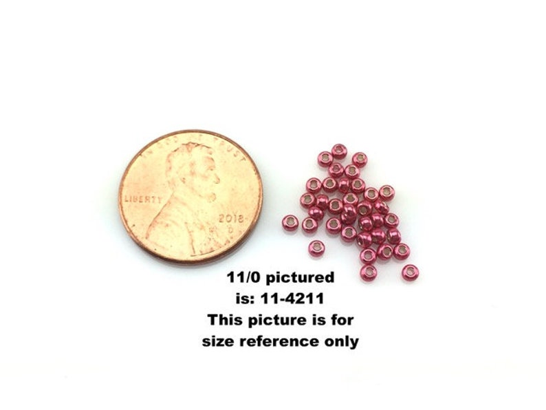 Opaque Red Luster 11-426 Miyuki Seed Beads Size 110 Japanese Round Jewelry Making Craft Supply Sundance Boho Style Spacer Bead Weaving