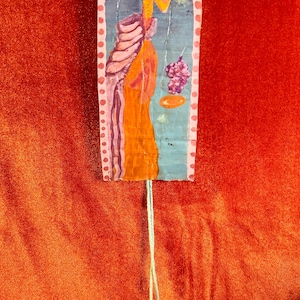 Extraterrestrial Academic Handpainted Bookmark - UFO Alien Blue Tassel Upcycled Bookmark - Cozy Academia Book Lover Reader Gift - Booktok