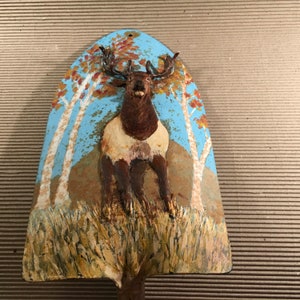 Rustic Cabin Decor, Deer,Cabin Decor, 17&quot;, Rustic Home Decor, Farmhouse Decor, Lake House Decor, Lodge Decor, Rustic Decor, Man Cave Decor
