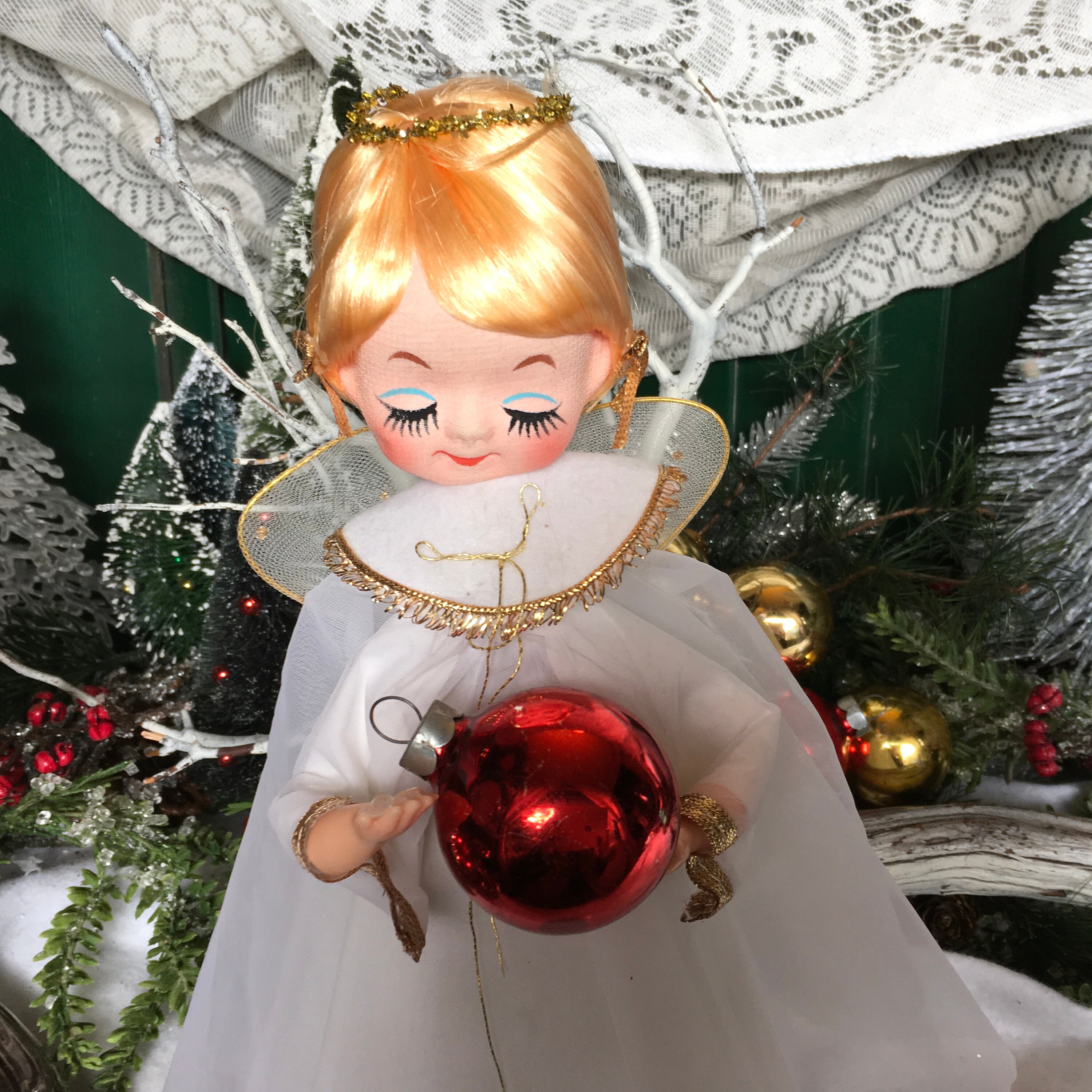 SILVER 本真珠 パールリースブローチ サークル クリスマス ヴィンテージ SILVER 本真珠 パールリースブローチ サークル クリスマス