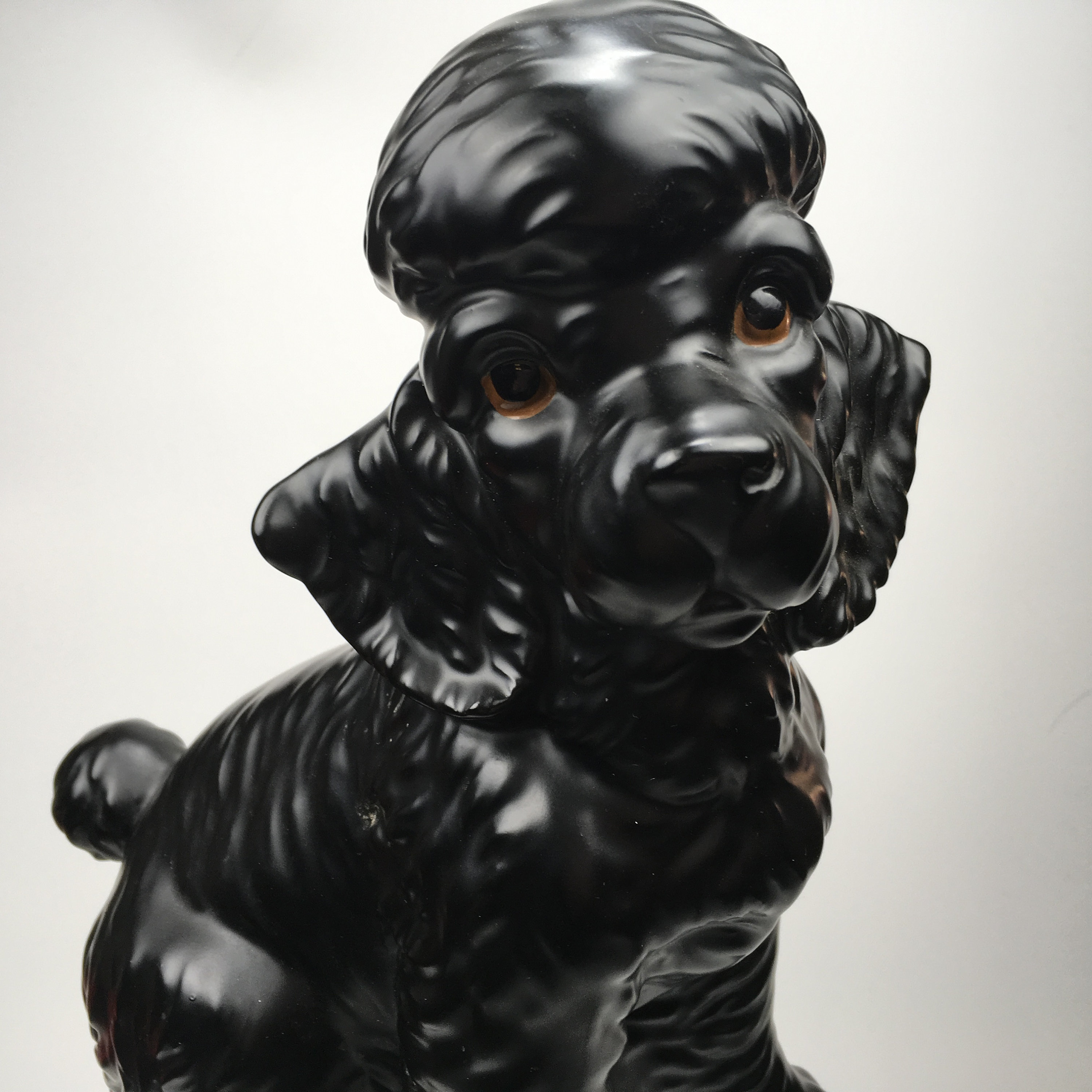 poodle nayothecorgi ceramic dog statue