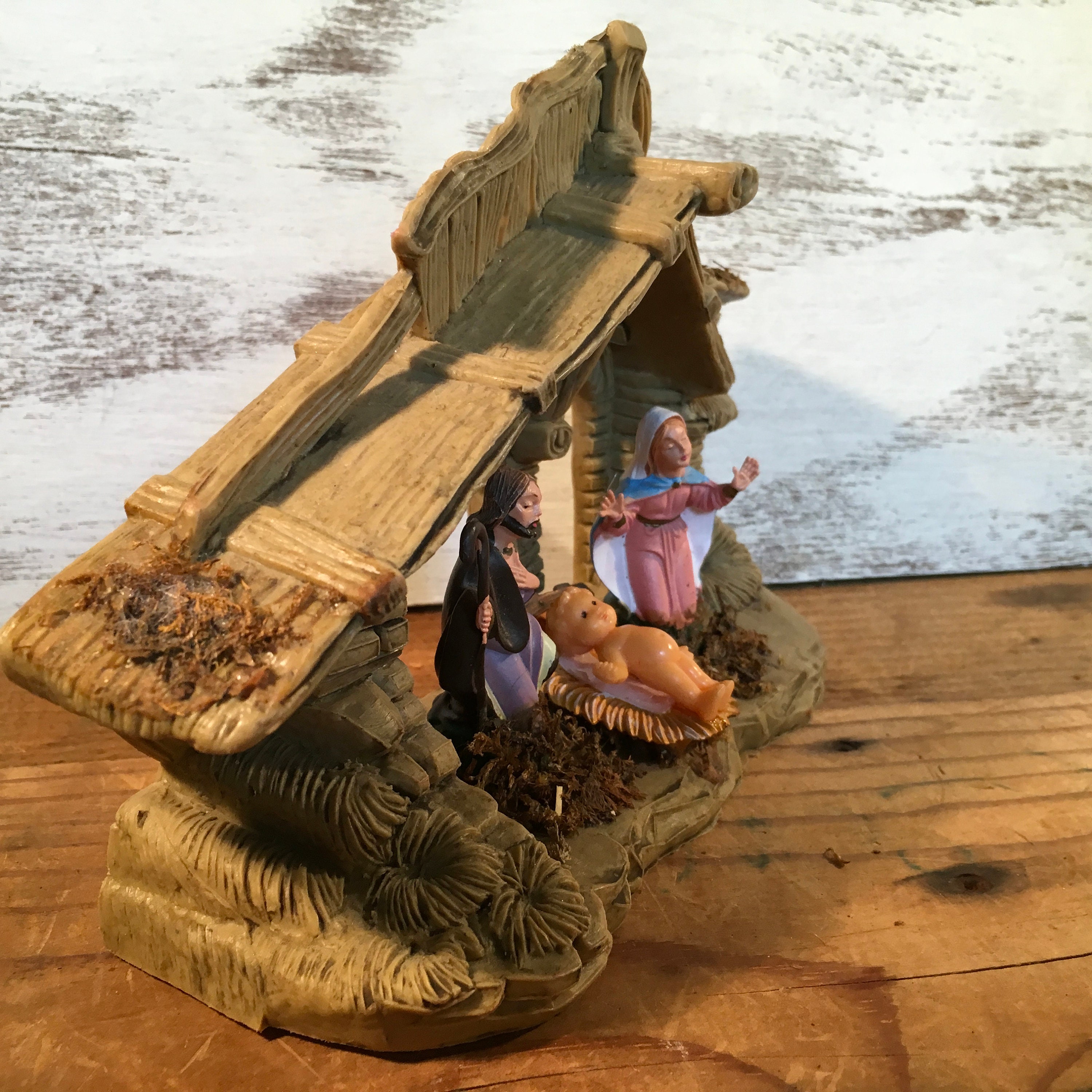 Vintage Nativity Nativity Scene 1950s Made in Italy Etsy