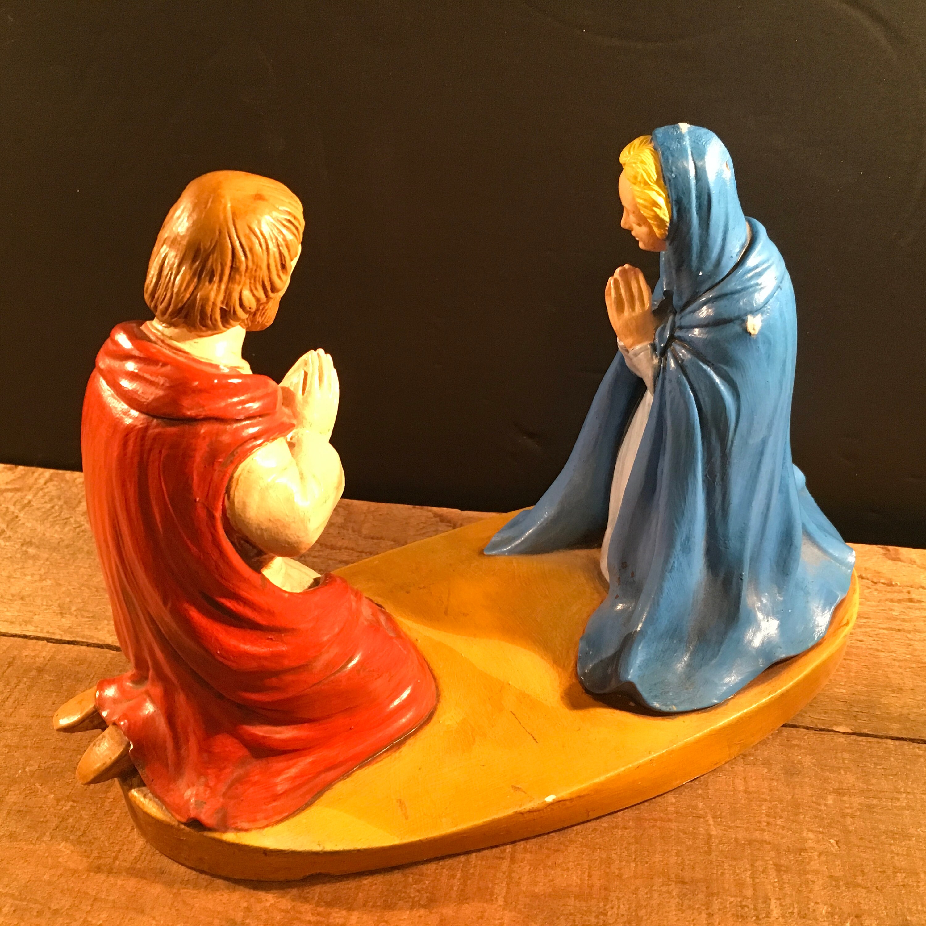 Vintage Christmas Nativity Set Nativity Scene Vintage Etsy