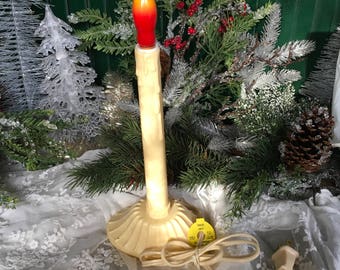 Vintage Christmas, Christmas Decor, 1970s, Christmas Decoration, Christmas, Electric Candolier, Christmas Candles, Retro Christmas, Vintage