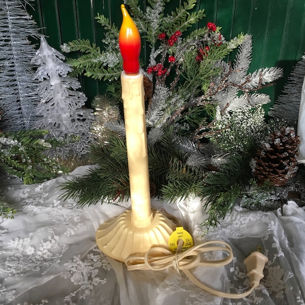 Vintage Christmas, Christmas Decor, 1970s, Christmas Decoration, Christmas, Electric Candolier, Christmas Candles, Retro Christmas, Vintage