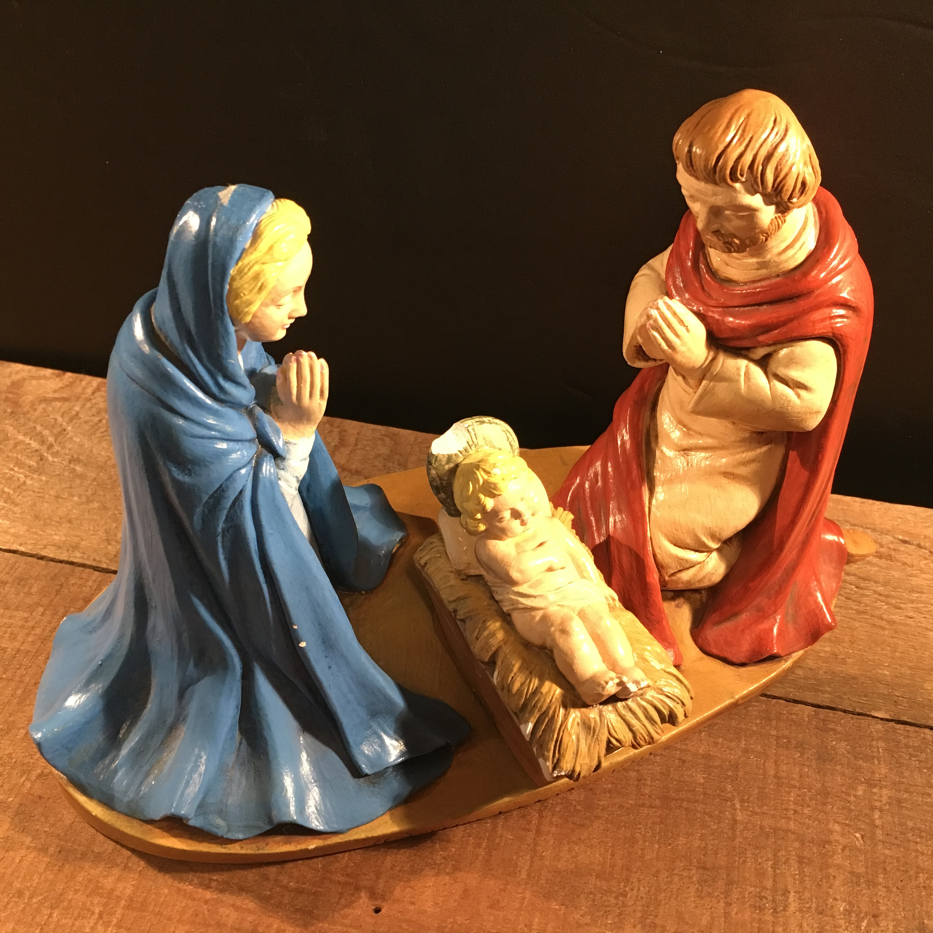 Vintage Christmas Nativity Set Nativity Scene Vintage Etsy
