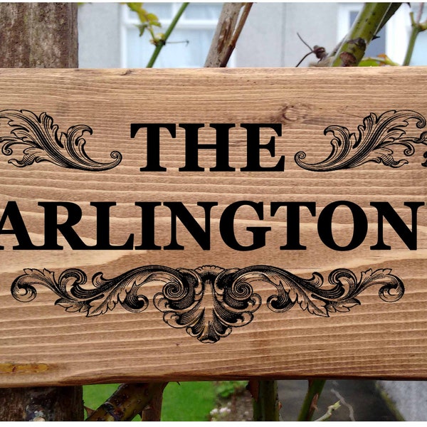 Handcrafted Rustic Wooden Bar Sign - Perfect for Home Bars - Natural Wood Grain & Easy Installation