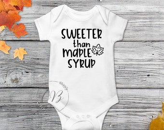 Sweeter than Maple Syrup, Funny kids clothes, Onesie®, Kids Tess