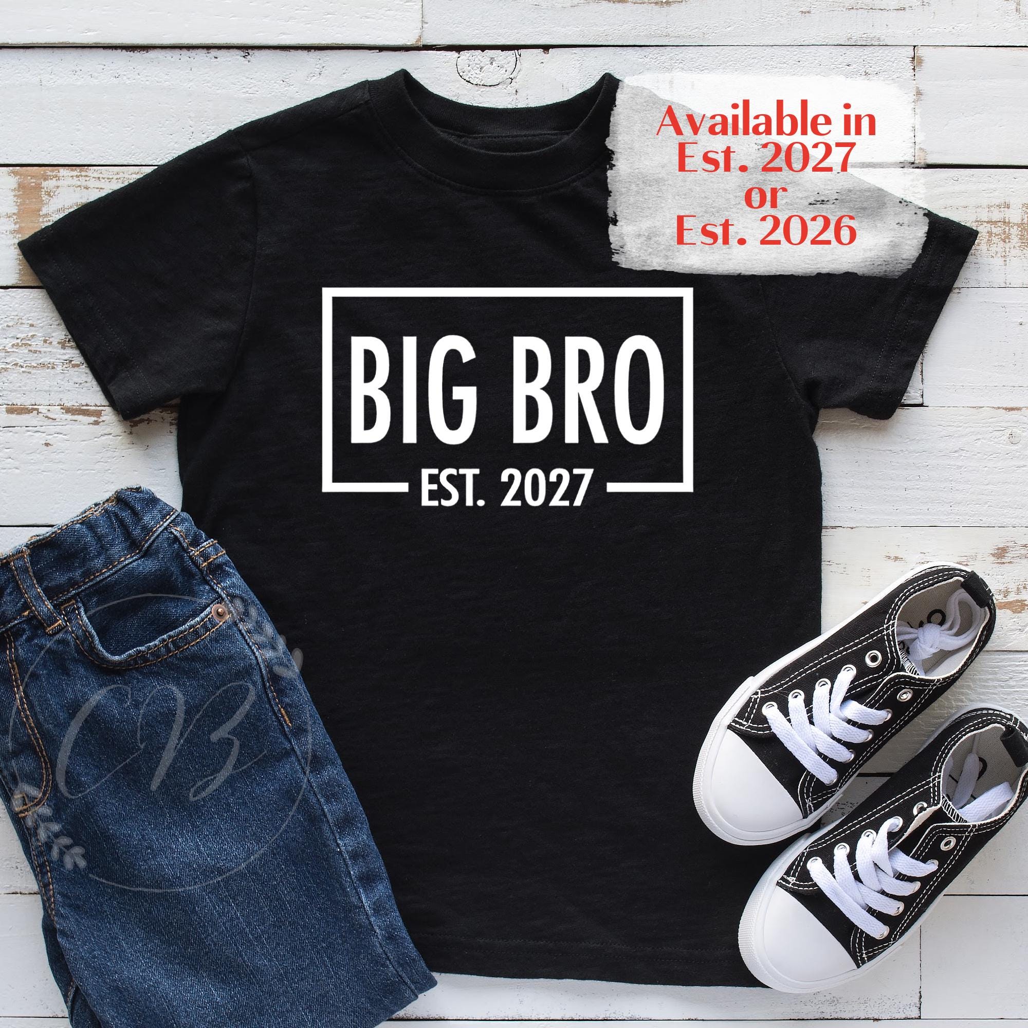Big Bro Est. 2027 Shirt, Big Brother Tee, Going to Be a Big