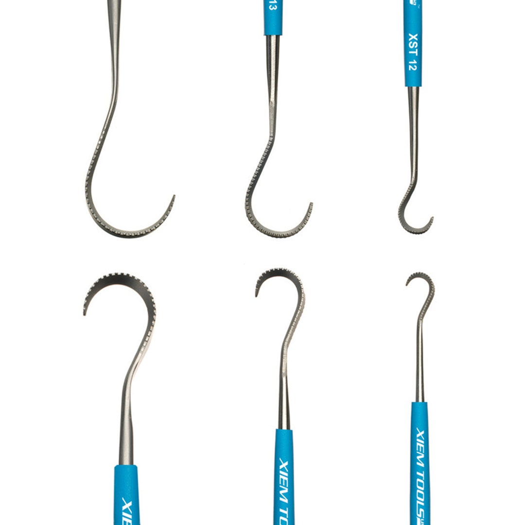 Griffon Hooks Tools double-ended, Xiem Serrated Flat Teeth, Modeling  Carving Sculpting, Concave Shapes, High Grade Pro Pottery Clay Tools 