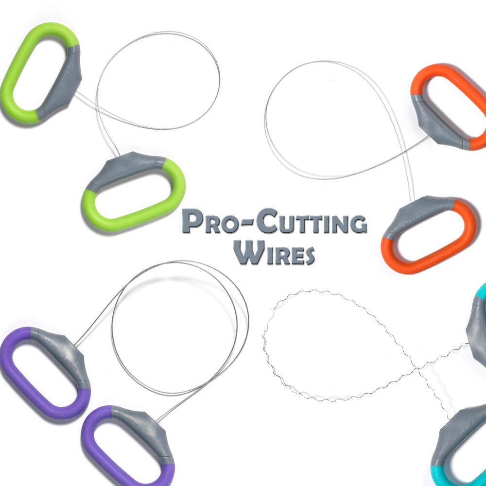 Xiem Pro-Cutting Wires, Pottery Cut-Off Tools, Wire Clay Cutter, Slic…